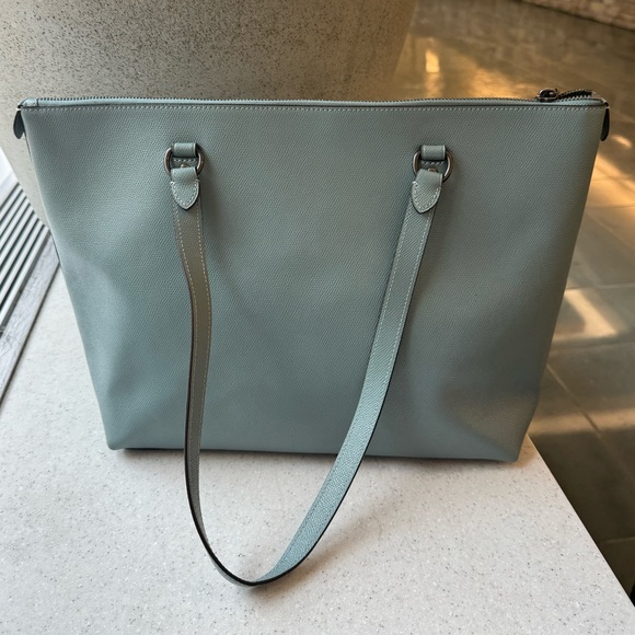 Coach Blue Leather Gallery Zip Tote | Excellent condition - Picture 2 of 9